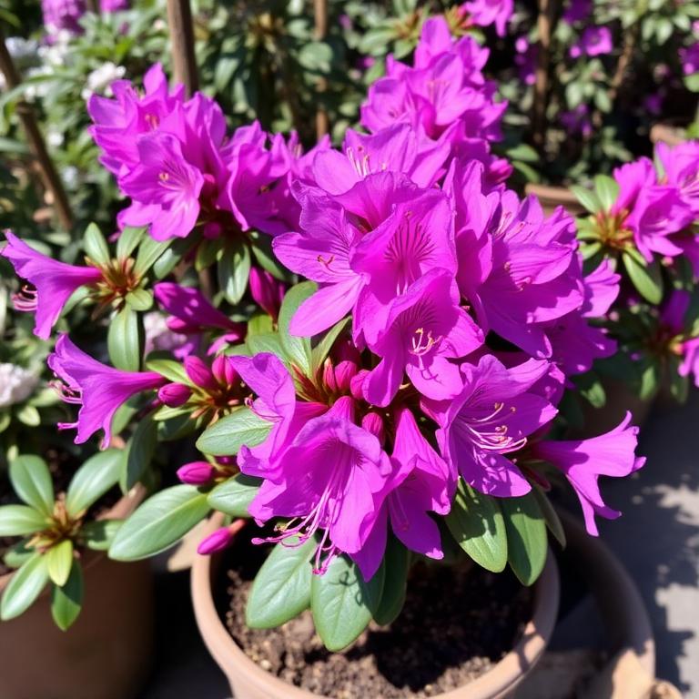 Puiet de Rododendron la ghiveci